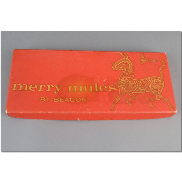 Vintage Merry Mules by Beacon shoe box. EMPTY BOX ONLY. - Picture 4 of 7